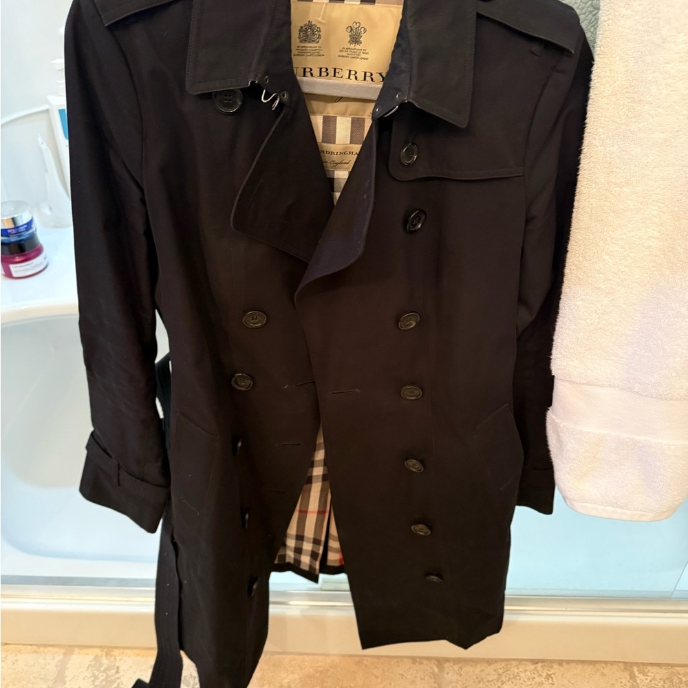 Burberry Women's Black Trench Coat